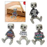 Cute Tiny Robot Figure Decorative Statue for Shelf Table Centerpiece Cabinet Style A