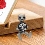 Cute Tiny Robot Figure Decorative Statue for Shelf Table Centerpiece Cabinet Style A
