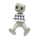 Cute Tiny Robot Figure Decorative Statue for Shelf Table Centerpiece Cabinet Style C