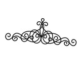 Maxbell Wall Clock Easy to Read Decorative Metal Wall Decor for Farmhouse Office