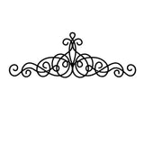 Maxbell Wall Clock Easy to Read Decorative Metal Wall Decor for Farmhouse Office