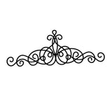 Maxbell Wall Clock Easy to Read Decorative Metal Wall Decor for Farmhouse Office