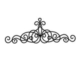 Maxbell Wall Clock Easy to Read Decorative Metal Wall Decor for Farmhouse Office