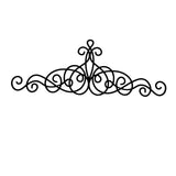 Maxbell Wall Clock Easy to Read Decorative Metal Wall Decor for Farmhouse Office