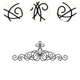 Maxbell Wall Clock Easy to Read Decorative Metal Wall Decor for Farmhouse Office