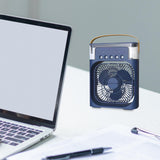 Maxbell Maxbell Portable Air Conditioner Quiet Small Desk Air Fan for Travel Outdoor Work Blue