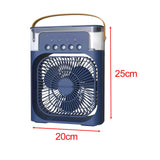 Maxbell Maxbell Portable Air Conditioner Quiet Small Desk Air Fan for Travel Outdoor Work Blue