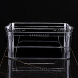 Maxbell Maxbell Fish Tank Multipurpose Ventilation Hole Fish Bowl Desks Desktop Coffee Table 36cmx26.5cmx11.5cm