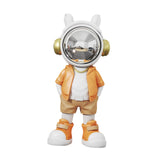 Maxbell Maxbell Astronaut Figurine Compact Astronaut Sculpture for Cabinet Bedroom Desk Brown