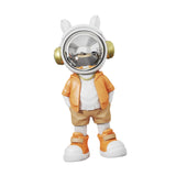 Maxbell Maxbell Astronaut Figurine Compact Astronaut Sculpture for Cabinet Bedroom Desk Brown