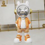 Maxbell Maxbell Astronaut Figurine Compact Astronaut Sculpture for Cabinet Bedroom Desk Brown