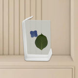 Maxbell Maxbell Pressed Flowers Frame Ornament for Family Friends DIY Gifts Tabletop Display White