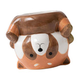 Maxbell Maxbell Animal Planter Flower Vase Shelf Farmhouse Display Office Pottery Plant Pot Raccoon9.7x8.7x8.1cm