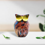 Maxbell Maxbell Owl Statue Shelf Decor Animal Sculpture for Bookshelf Living Room Decoration Style E