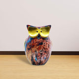 Maxbell Maxbell Owl Statue Shelf Decor Animal Sculpture for Bookshelf Living Room Decoration Style E
