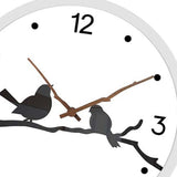 Maxbell Maxbell Wall Clock No Ticking Decorative Bird Design for Classroom Office Kid’S Room