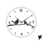 Maxbell Maxbell Wall Clock No Ticking Decorative Bird Design for Classroom Office Kid’S Room