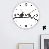 Maxbell Maxbell Wall Clock No Ticking Decorative Bird Design for Classroom Office Kid’S Room