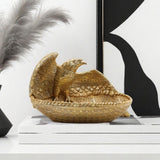 Maxbell Maxbell Animal Figurine Tray Multifunctional Resin Ornament Eagle Statue Storage Box