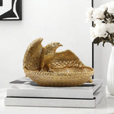 Maxbell Maxbell Animal Figurine Tray Multifunctional Resin Ornament Eagle Statue Storage Box