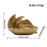 Maxbell Maxbell Animal Figurine Tray Multifunctional Resin Ornament Eagle Statue Storage Box