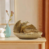 Maxbell Maxbell Animal Figurine Tray Multifunctional Resin Ornament Eagle Statue Storage Box