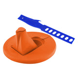 Maxbell Maxbell Paint Can Lid Cover and Pouring Spout with Paint Stick with Ventilation Hole Orange