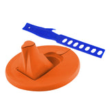 Maxbell Maxbell Paint Can Lid Cover and Pouring Spout with Paint Stick with Ventilation Hole Orange