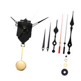 Maxbell Maxbell Quartz Pendulum Clock Movement Repair Diy Part Wall Mount with 2 Pairs Hands Style H