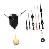 Maxbell Maxbell Quartz Pendulum Clock Movement Repair Diy Part Wall Mount with 2 Pairs Hands Style H