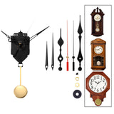 Maxbell Maxbell Quartz Pendulum Clock Movement Repair Diy Part Wall Mount with 2 Pairs Hands Style H