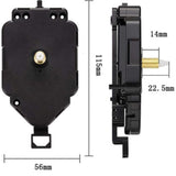 Maxbell Maxbell Quartz Pendulum Clock Movement Repair Diy Part Wall Mount with 2 Pairs Hands Style H