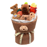 Maxbell Plush Doll Bouquet Cartoon Doll Flower Bouquet for Festival Birthday Wedding Style B