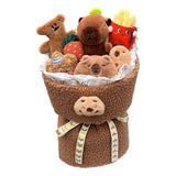 Maxbell Plush Doll Bouquet Cartoon Doll Flower Bouquet for Festival Birthday Wedding Style B