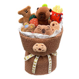 Maxbell Plush Doll Bouquet Cartoon Doll Flower Bouquet for Festival Birthday Wedding Style B