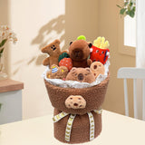 Maxbell Plush Doll Bouquet Cartoon Doll Flower Bouquet for Festival Birthday Wedding Style B