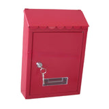 Maxbell Wall Mount Mailbox Lockable Metal Large Mail Box for External Office Outdoor