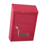 Maxbell Wall Mount Mailbox Lockable Metal Large Mail Box for External Office Outdoor