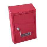 Maxbell Wall Mount Mailbox Lockable Metal Large Mail Box for External Office Outdoor