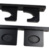 Wall Mounted Sword Display Stand Tanto Storage Rack Easy Installation Wooden 2 Slots