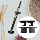Wall Mounted Sword Display Stand Tanto Storage Rack Easy Installation Wooden 2 Slots
