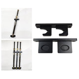 Wall Mounted Sword Display Stand Tanto Storage Rack Easy Installation Wooden 2 Slots