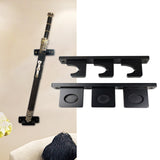 Wall Mounted Sword Display Stand Tanto Storage Rack Easy Installation Wooden 3 Slots
