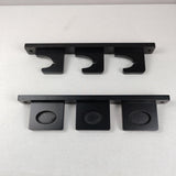 Wall Mounted Sword Display Stand Tanto Storage Rack Easy Installation Wooden 3 Slots