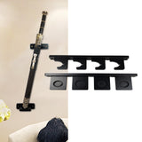 Wall Mounted Sword Display Stand Tanto Storage Rack Easy Installation Wooden 4 Slots