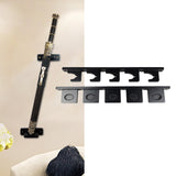 Wall Mounted Sword Display Stand Tanto Storage Rack Easy Installation Wooden 5 Slots