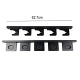 Wall Mounted Sword Display Stand Tanto Storage Rack Easy Installation Wooden 5 Slots