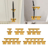 Sword Display Stand Wall Mounted Wall Decor for Wakizashi Sword Fishing Rods 1 Hole