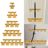 Sword Display Stand Wall Mounted Wall Decor for Wakizashi Sword Fishing Rods 1 Hole