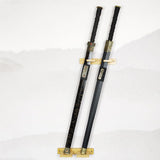 Sword Display Stand Wall Mounted Wall Decor for Wakizashi Sword Fishing Rods 2 Holes